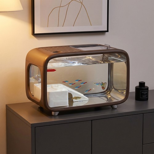 Small fish tank - plastic, clear