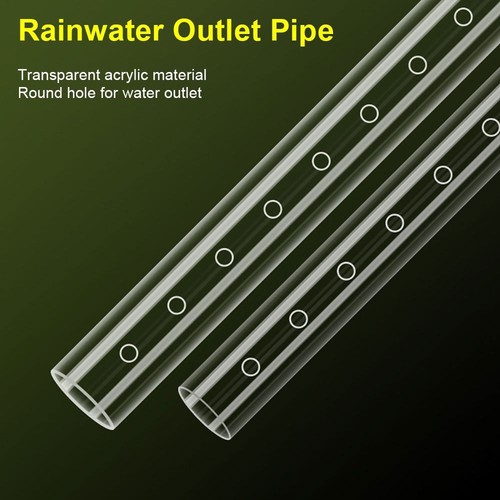 1pcs acrylic outflow pipe - acrylic,