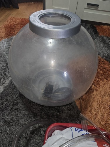 Ltr orb fish tank with - with, some
