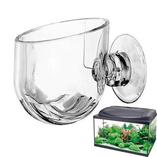 Acrylic aquarium plant cup - acrylic,