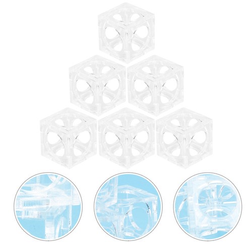 6pcs acrylic fish tank shrimp - acrylic,